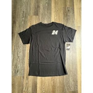 NASCAR Jeff Gordon T-Shirt Mens Large Black New 24 Patriotic Shield Graphic Tee